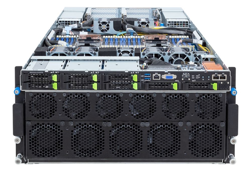 GIGABYTE G593-SD2 Systém s 8 GPU