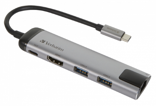 Víceportový rozbočovač USB-C Verbatim