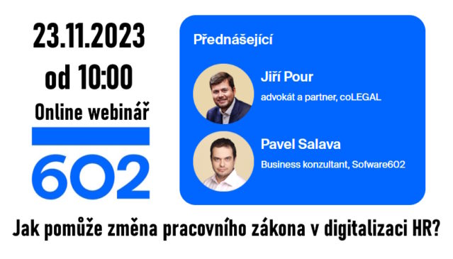 602 Webinář Jak pomůže změna pracovního zákona v digitalizaci HR new