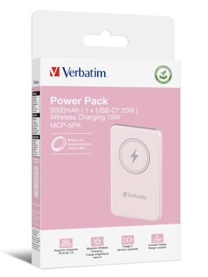 Verbatim Charge 'n' Go Magnetic Wireless Power Bank