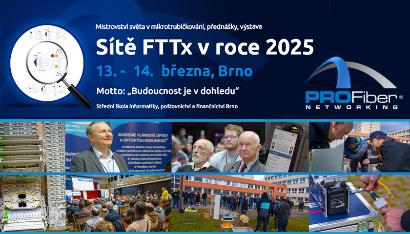 Seminář Sítě FTTx v roce 2025 a Mistrovství světa v mikrotrubičkování