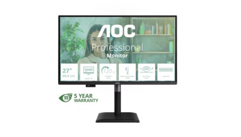 AOC Professional P4: 120Hz monitory s vysouvacími USB a pětiletou zárukou