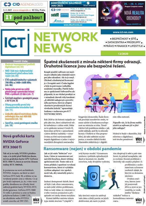 ICT NETWORK NEWS 12-2020 cover